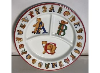 Tiffany & Co. Alphabet Bears Divided Dish