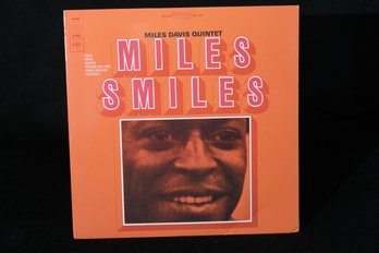 Vinyl Record- Miles Davis 'Miles Smiles' Columbia CS9401, On Blue Vinyl