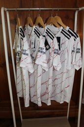 Five New With Tags Women's Soccer Jerseys