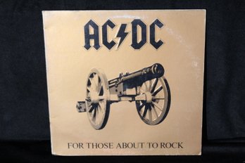 Vinyl Record-AC/DC- 'For Those About To Rock' Early Pressing