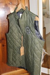 Men's New With Tags MERCEDES BENZ Quilted Vest