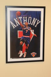 Two Framed Posters-NY Knicks And NY Giants