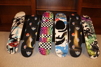 Collection Of Seven Skateboard Decks