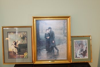 Collection Of Three Framed Art Work