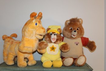 Vintage Teddy Ruxpin Lot-1985-Three Characters