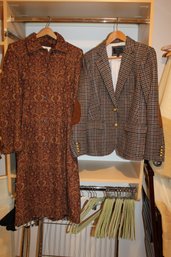 Collection Of Two Women's Coats JCrew And Hennes Collection