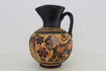 Greek Art Pottery Pitcher Vase