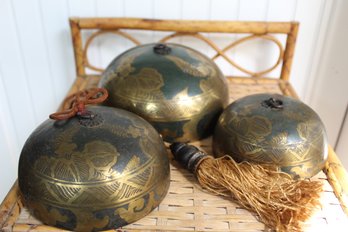 Antique Asian Cascading Temple Bells