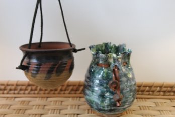 Two Pottery Planters