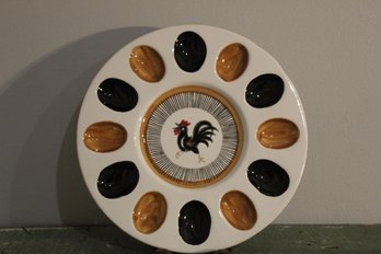 MCM Deviled Egg Rooster Plate