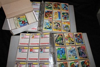 Vintage Lot Of DC Comic Hall Of Fame And Marvel Trading Cards