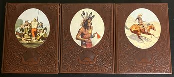 Lot Of 3 Vintage 'the Old West'  Books Incl Cowboy, Riverman & Indian