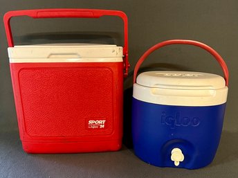 2 Small Coolers By Igloo