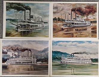 4 Prints By William E Reed Incl Homer Smith, Washington & More