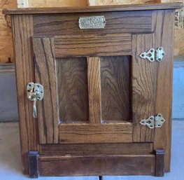 White Clad Wooden Side Cabinet