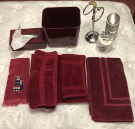 Americana Bathroom Set- Embroidered Toilet Paper And More!