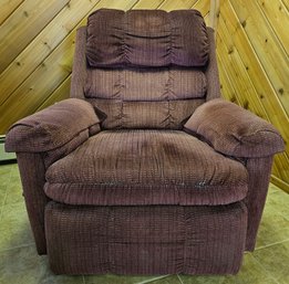 Red Upholstered Reclining Chair