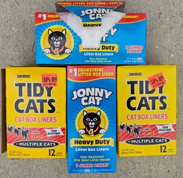 Cat Box Liners Incl Tidy Cats & Jonny Cat