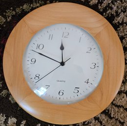 Wooden Wall Mounted Clock (tested)