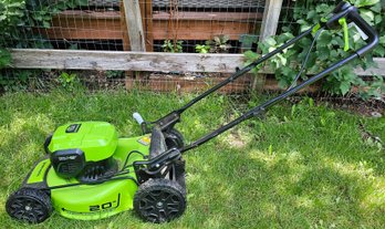 Greenworks 20' Battery Powered Lawn Mower With Battery & Charger (tested)