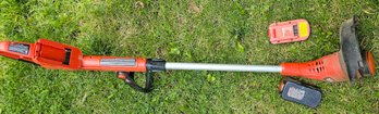 Black & Decker Weed Wacker With 2 18v Batteries (tested)