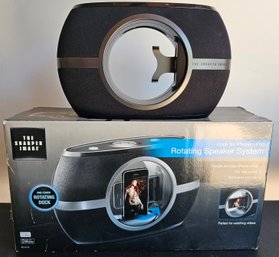 The Sharper Image Rotating Ipod/iphone Speaker