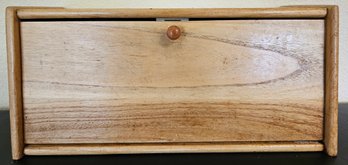 Light Wood Bread Box