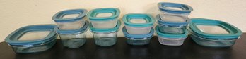 Set Of 11 Rubbermaid Plastic Storage Containers With Lids