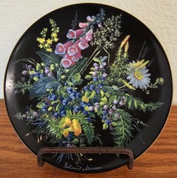 Floral Decorative Collectors Plate By Schumann Germany