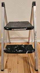 2 Step Collapsible Metal Step Stool By Cosco