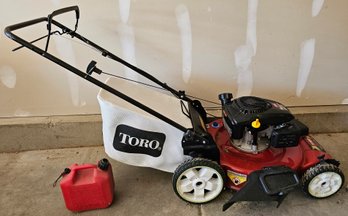 Toro Recycler 22' Gas Lawn Mower With Kohler 49cc Motor, Mulch Bag & 1.5 Gal Gas Can