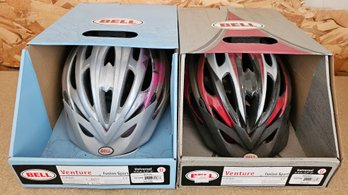 2 New Bell Helmets In Boxes