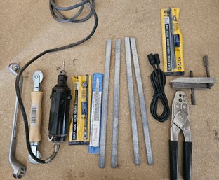 Small Lot Of Misc Tools Incl Moto-tools Dremel, Magnets, Wire Cutters & More