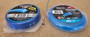 2 Rolls Of Weed Eater String By Trimmer Line & Ace