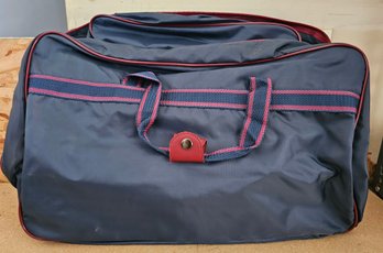 Blue & Red Travel Bag Set With Additional Matching Contents By Valentino Roma Designer Series