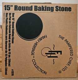 New Pampered Ched 15' Round Baking Stone