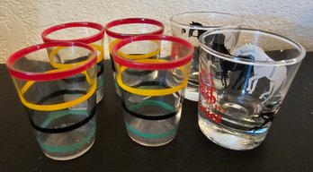 Lot Of 6 Shot Glasses