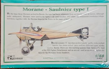 New Flashback Morane-saulnier Type 1 Model Plane Kit