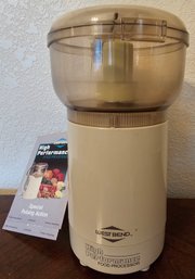 West Bend High Performance Food Processor With Attachments & Manual