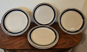 5 Contemporary Chateau Stoneware Plates