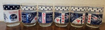 Set Of 6 Apollo 13 Safe Return April 17 1970 Glasses