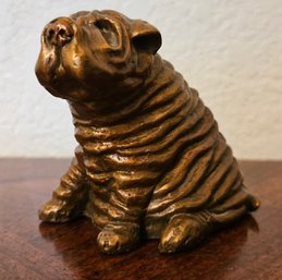 'roly Poly' Dog Sculpture By Dawn Weimer