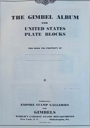 1948 The Gimbel Album For United States Plate Blocks