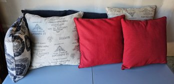 Large Collection Of Decorative Throw Pillows