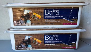 2 Packs Of Bona Cleaning Pads