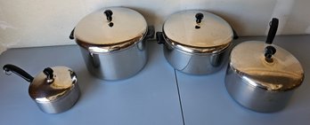 Stainless Steel Pot Set By Farberware