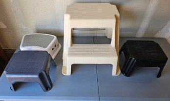 4 Plastic Step Stools