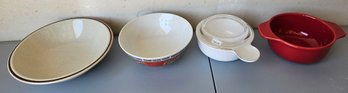 Lot Of Kitchenware Incl Stoneware Bowl & More