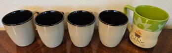 5 Mugs Incl 1 Edible Arrangements & 4 By Pfaltzgraff