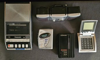 Vintage Electronics Incl. Panasonic Tape Recorder, Emerson And Sony Cassette Walkman, Lifelong Radio W Speaker